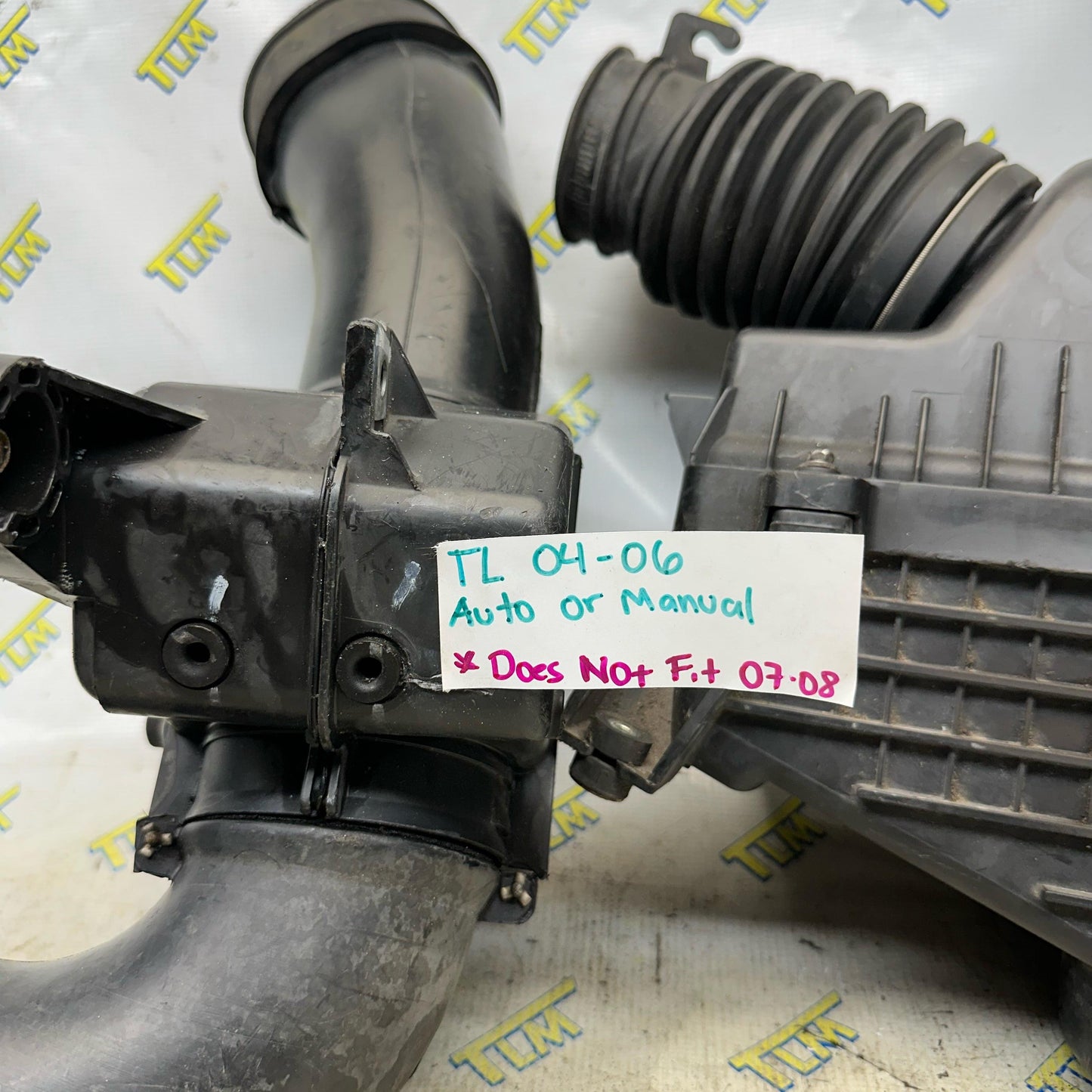 04 05 06 Acura TL Engine Air Intake Cleaner Filter Box Housing Hoses 2004 2005 2006 OEM