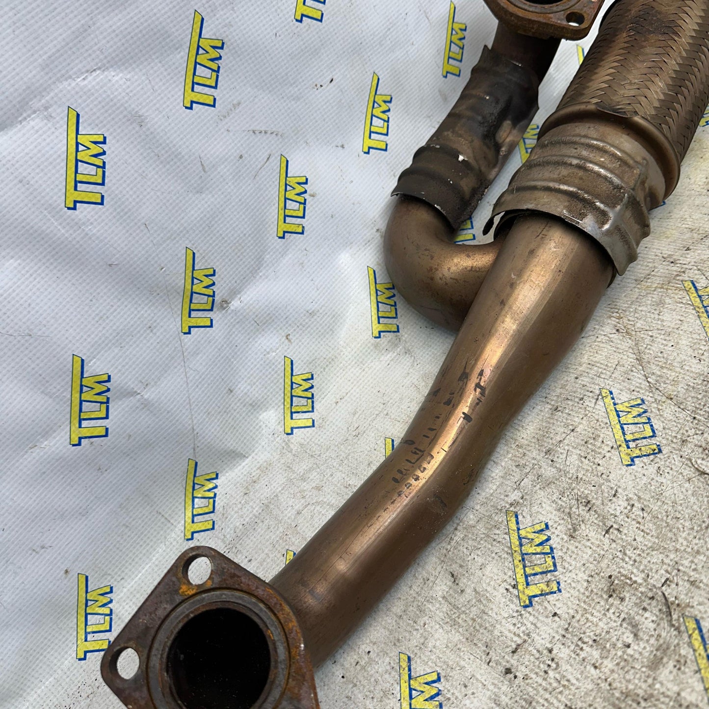 04-08 Acura TL Exhaust Down J Pipe Y Flex Pipe 3.2 base 3.5 TYPE S 05 06 07 OEM