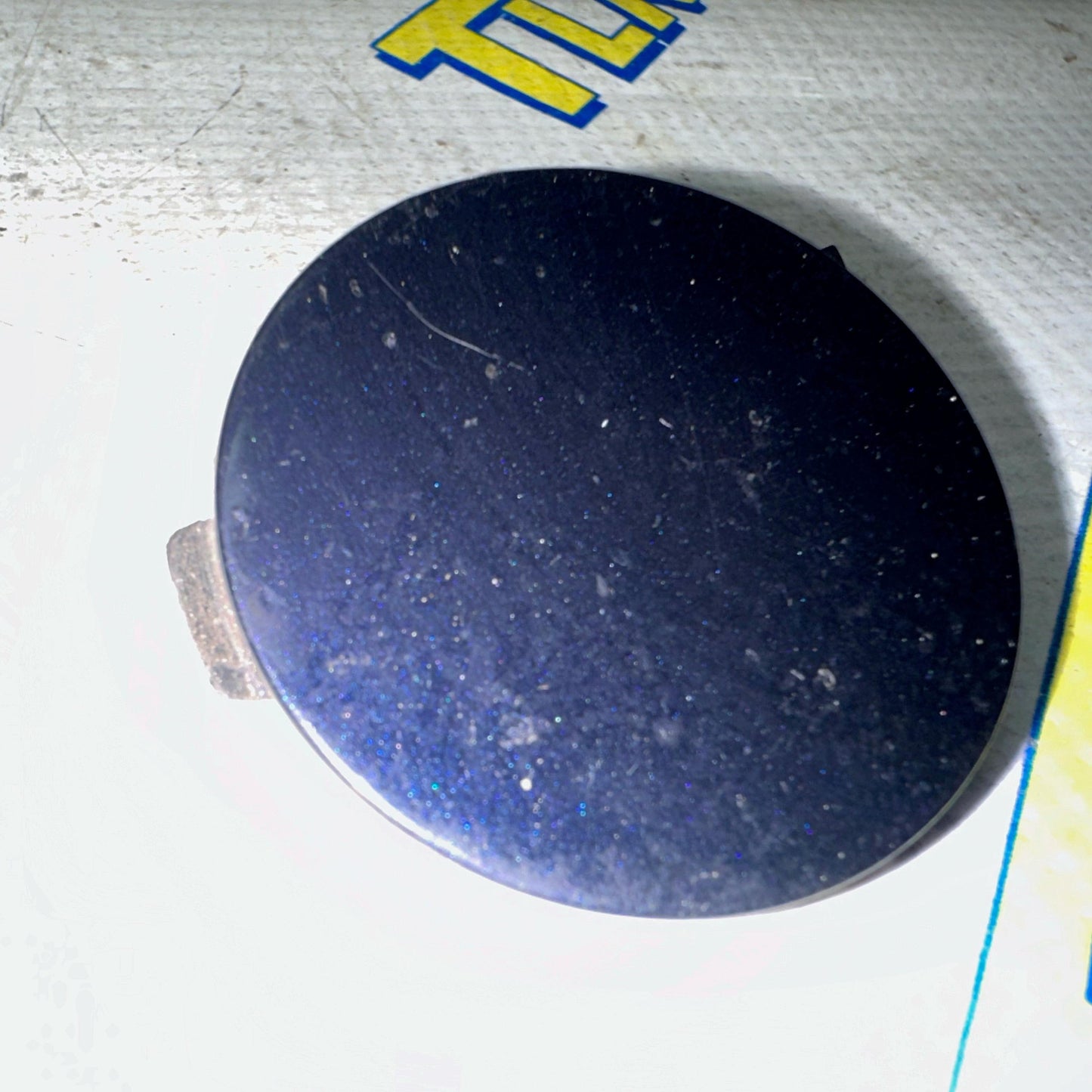 04-08 Acura TL Front Bumper Tow Hook Cover Cap BLUE 2004 05 2006 2007 2008 OEM