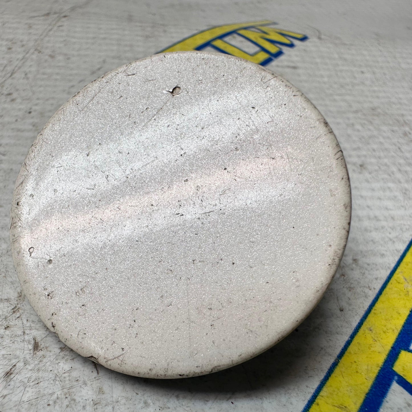 04-08 Acura TL Front Bumper Tow Hook Cover Cap WHITE 04 2005 2006 2007 2008 OEM