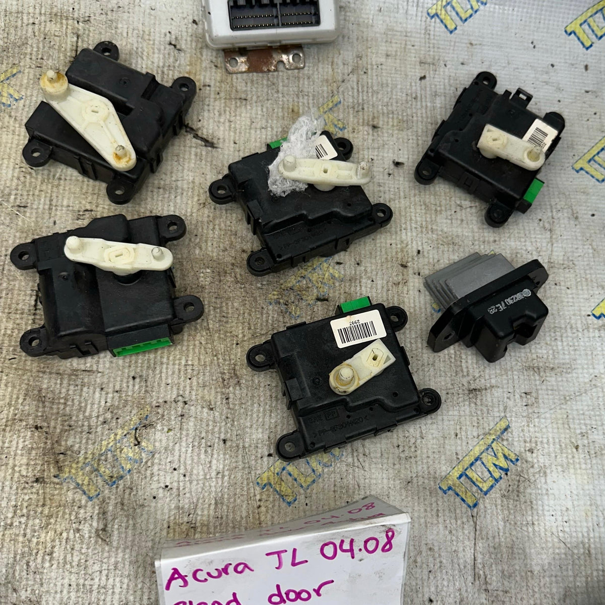 04-08 Acura TL HVAC Actuators Blend Door Heater Air Set 2004 2005 2006 2007 OEM