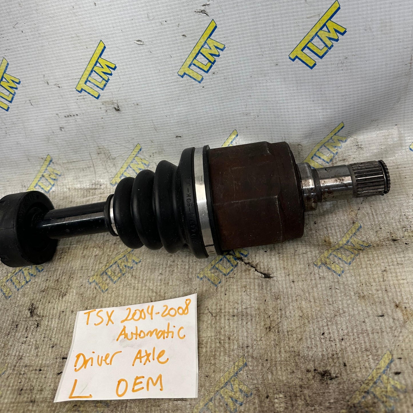 04-08 Acura TSX Front Axle *automatic* DRIVER LEFT Shaft 05 06 07 OEM