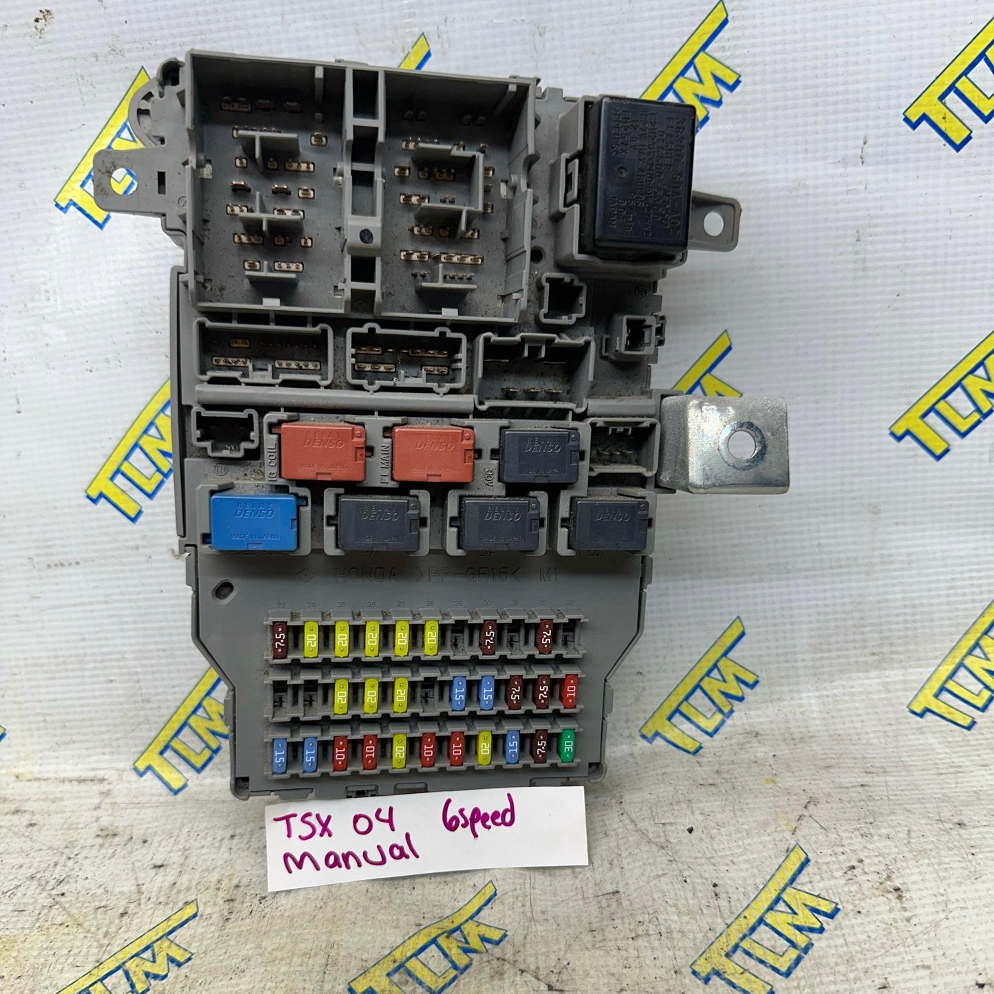 04 Acura TSX 2004 Interior Fuse Box *MANUAL* transmission 2.4 engine Under Dash OEM