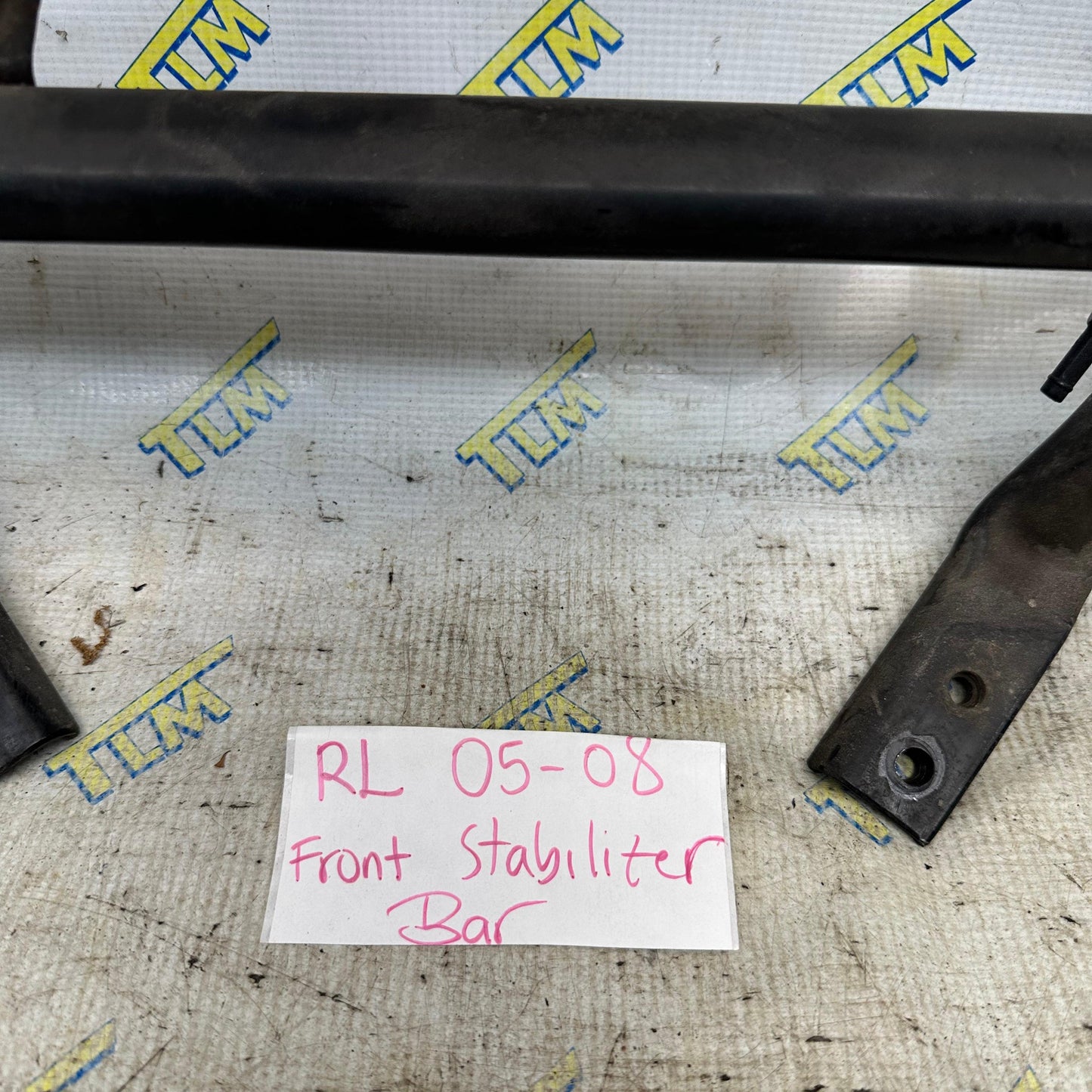 05-08 Acura RL Front Bumper Reinforcement Bar & Bracket Supports 2006 2007 OEM