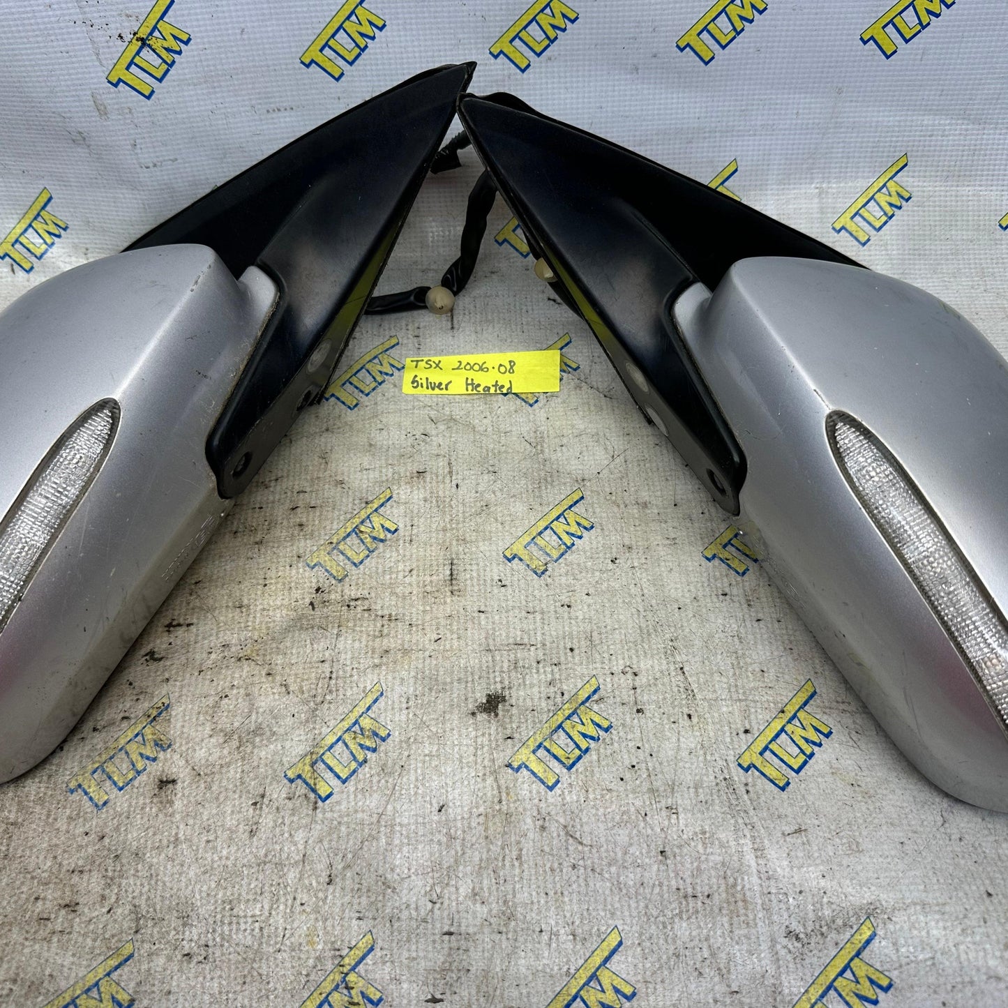 06-08 Acura TSX Side Door Rear View Heated Mirrors DRIVER & PASSENGER Set 2006 07 2008 OEM