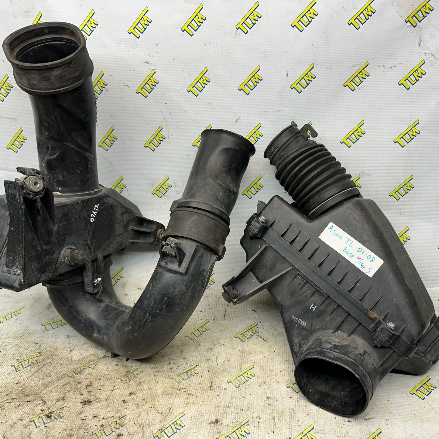 07 08 Acura TL Engine Air Intake Cleaner Filter Box Housing Hoses TYPE S OEM