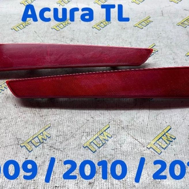 09-11 Acura TL Rear Bumper Reflector DRIVER & PASSENGER 2009 2010 2011 LH RH OEM