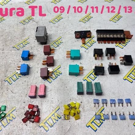 09-14 Acura TL Fuses & Relay Interior & Exterior Fuse 2009 2010 2011 2012 13 OEM