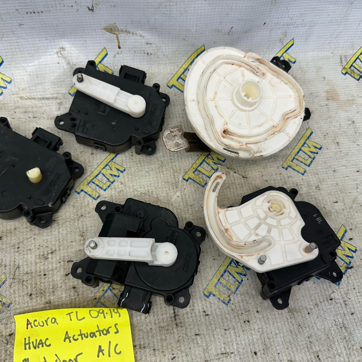09-14 Acura TL HVAC Actuators Blend Door Heater Air Climate Control Set 2010 2011 2012 2013 OEM