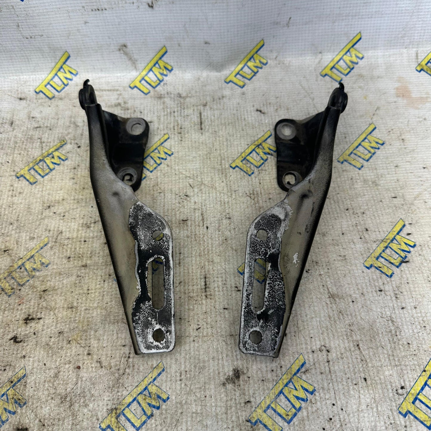 09-14 Acura TL Hood Hinges Pair Left & Right 2009 2010 2011 2012 2013 2014 OEM