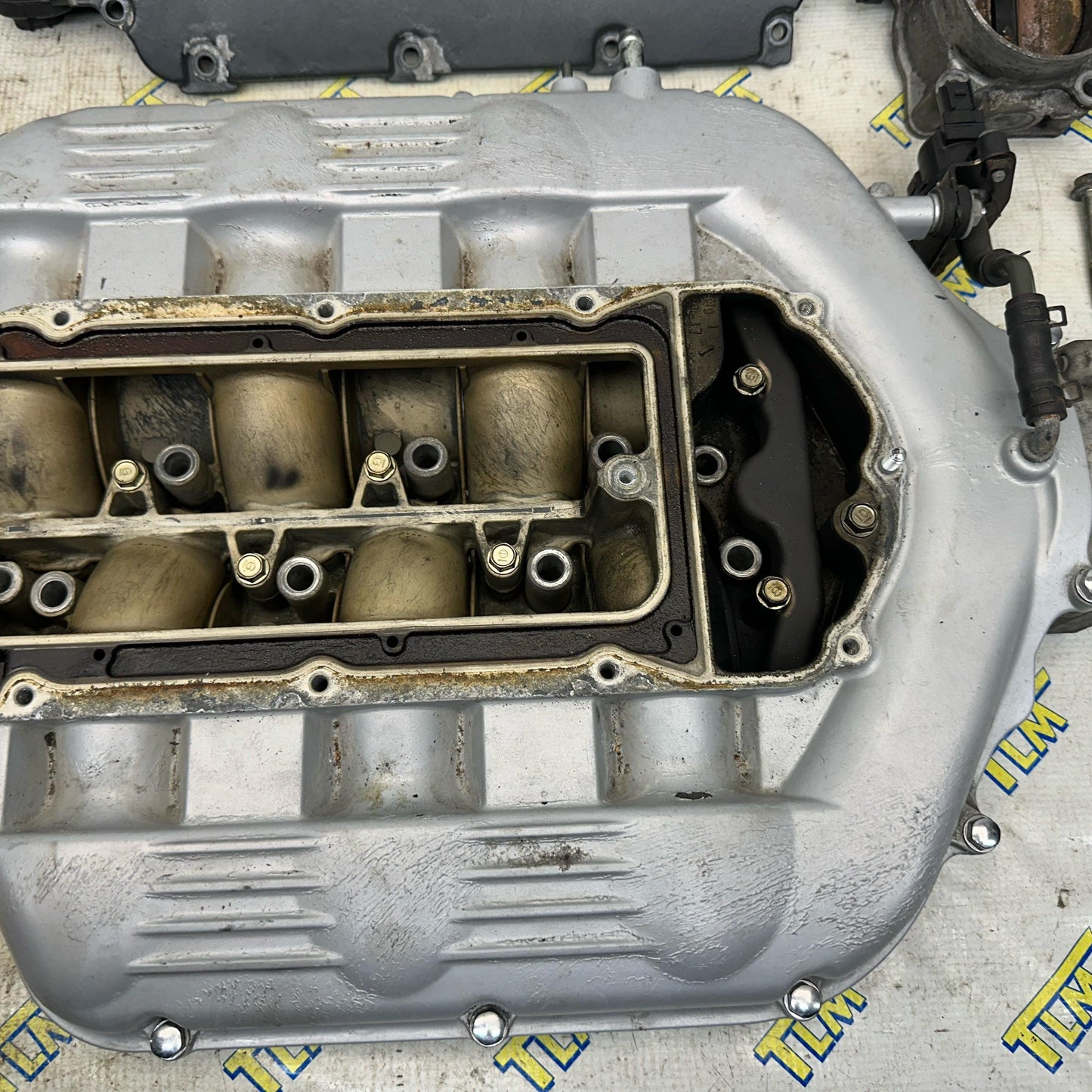 09-14 Acura TL Intake Manifold 3.7 Engine 80mm RK2 with Cover Top Plate 2010 2011 2012 2013 2014 OEM