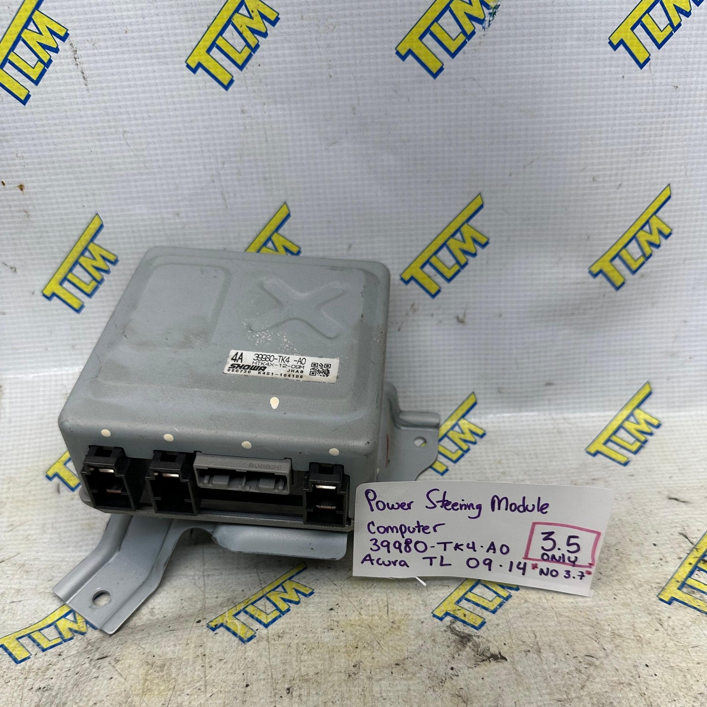 09-14 Acura TL Power Steering Control Module 39980-TK4 *3.5 only* 2009 2010 2011 12 13 OEM
