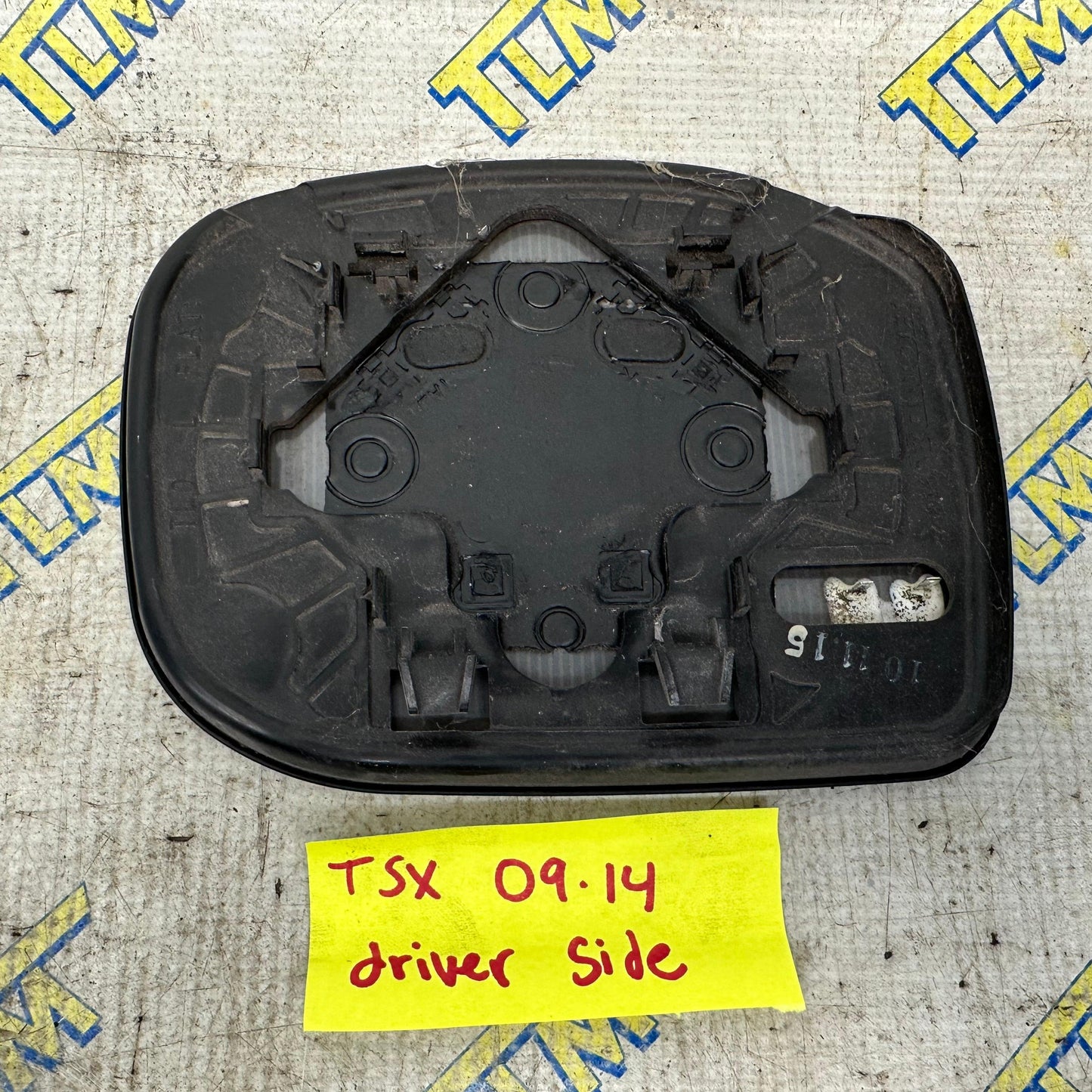 09-14 Acura TSX Door Rearview Mirror Glass DRIVER LEFT 09 10 11 12 13 14 OEM