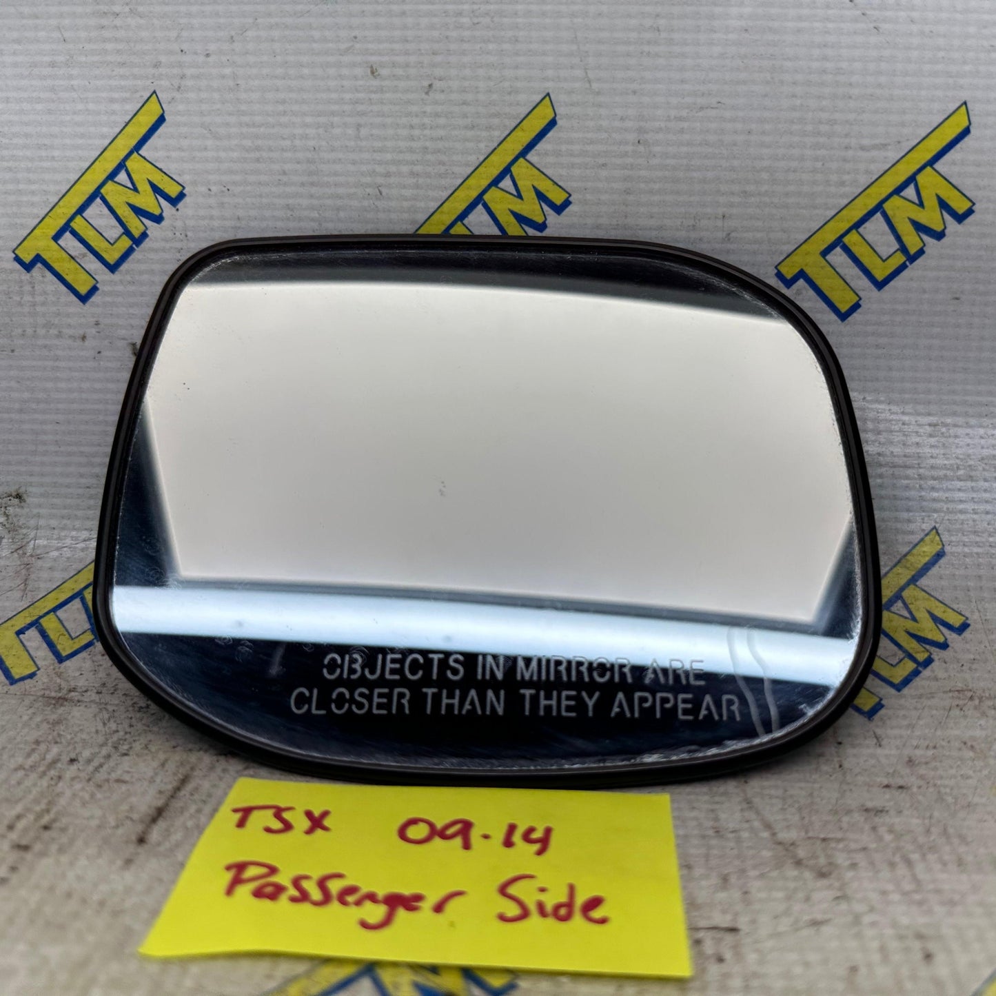 09-14 Acura TSX Door Rearview Mirror Glass Passenger Right 09 10 11 12 13 14 OEM