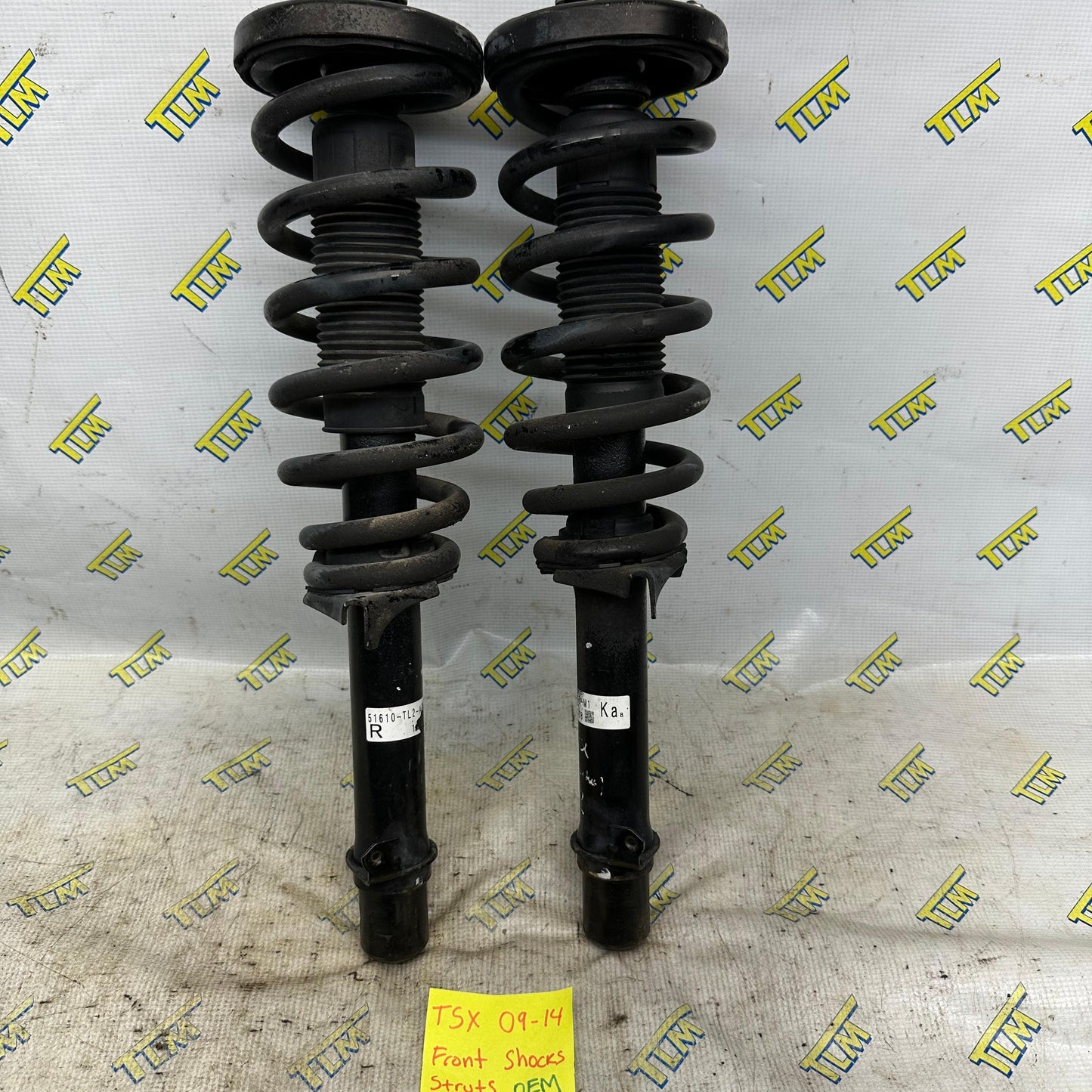 09-14 Acura TSX FRONT Shock Strut Suspension Coil LEFT & RIGHT 10 11 12 13 OEM