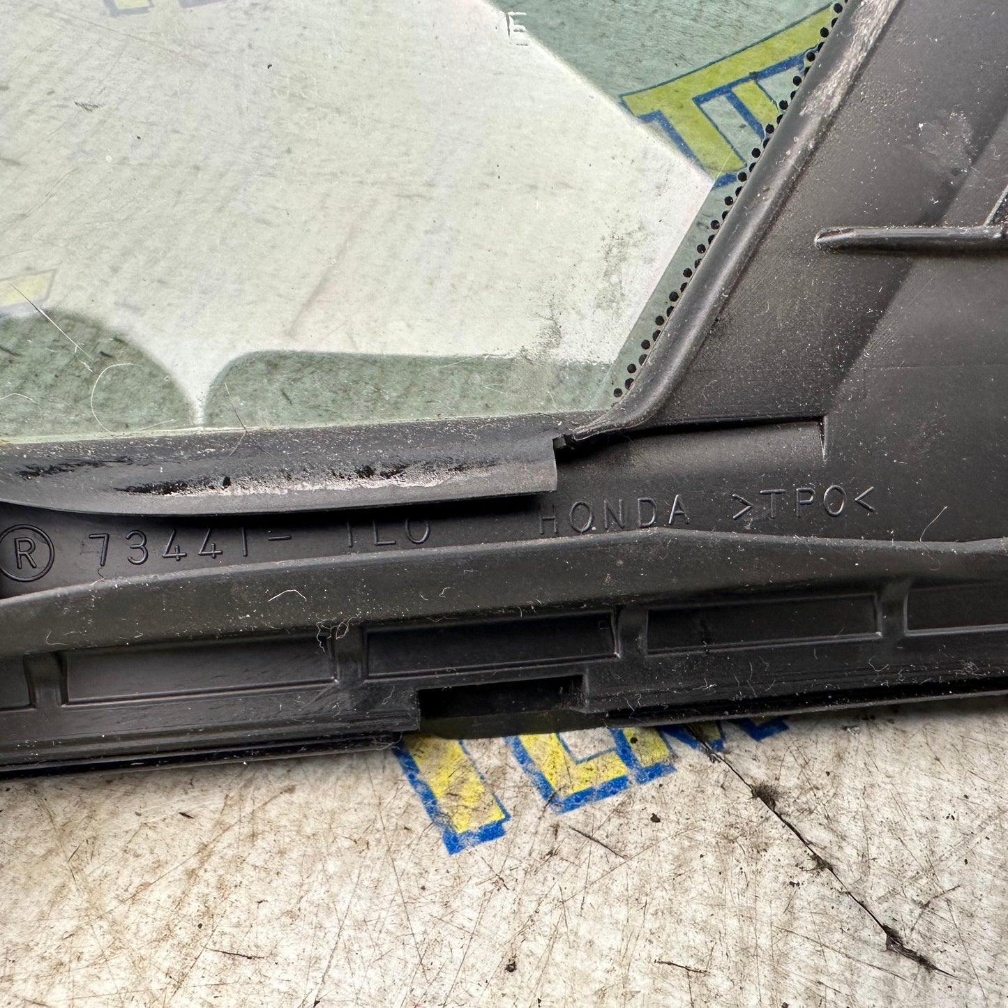 09-14 Acura TSX Window Glass Quarter SeDaN REAR PASSENGER RIGHT 10 11 12 13 OEM