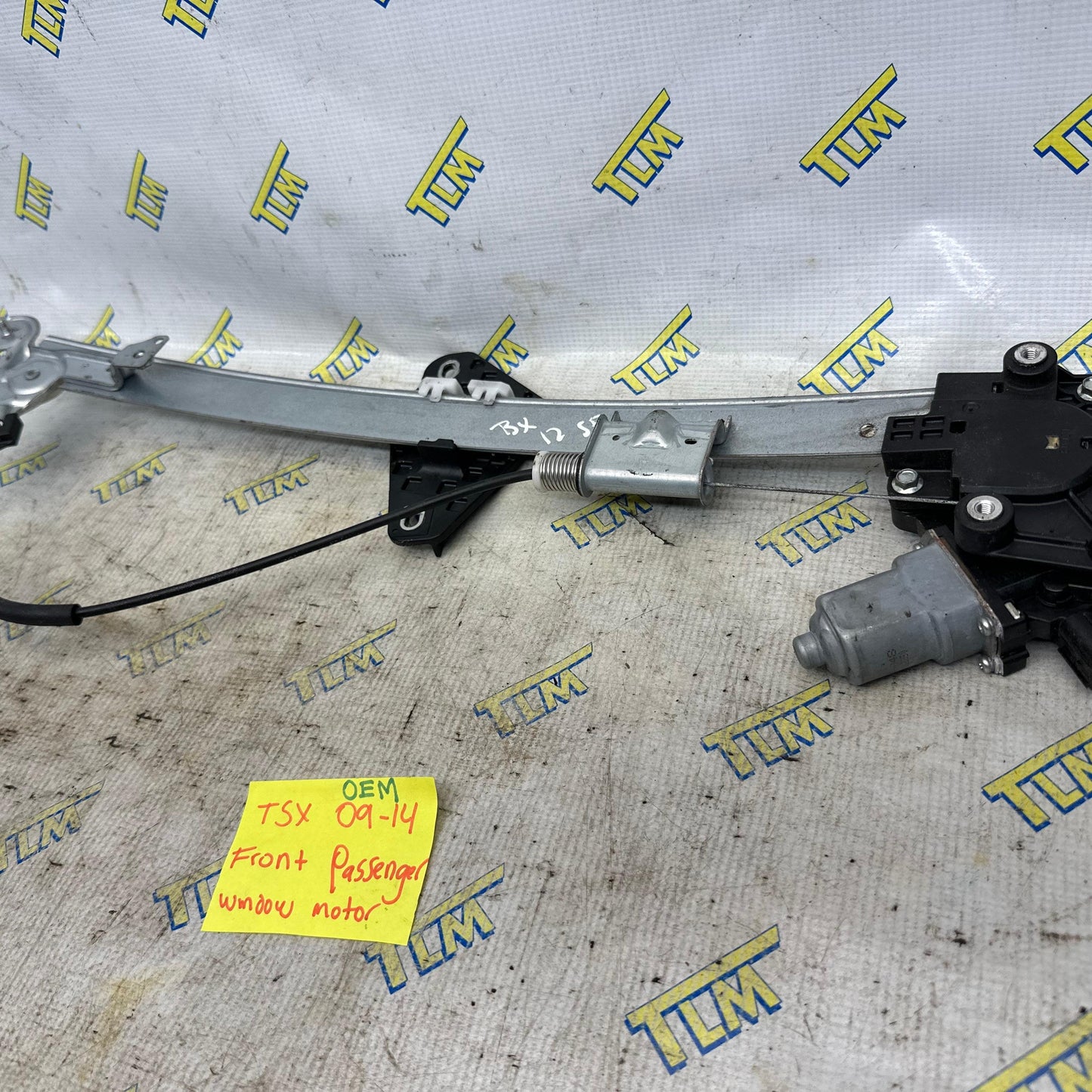 09-14 Acura TSX Window Motor Regulator FRONT RIGHT PASSENGER 10 11 12 13 OEM