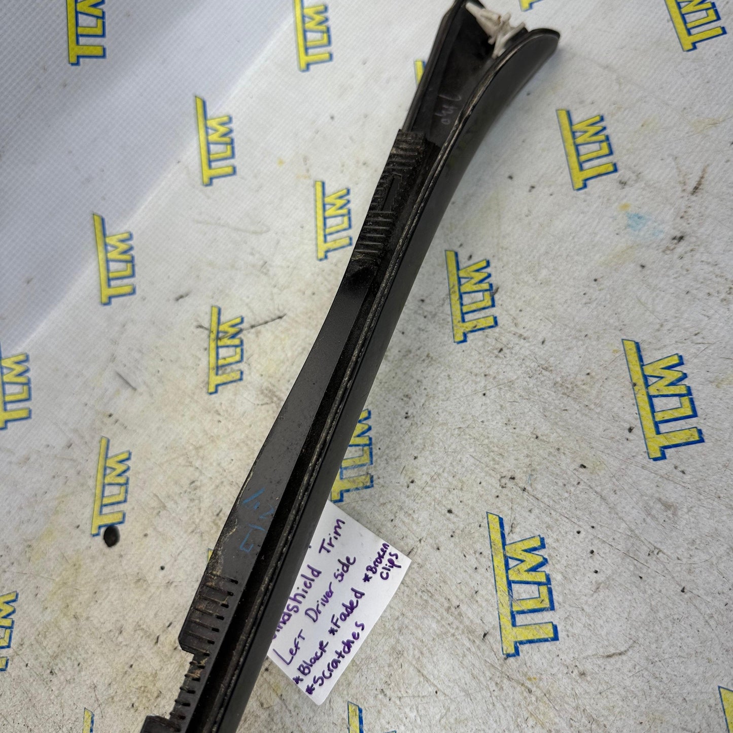 09-14 Acura TSX Windshield Trim Molding DRIVER LEFT 2010 2011 2012 13 black OEM