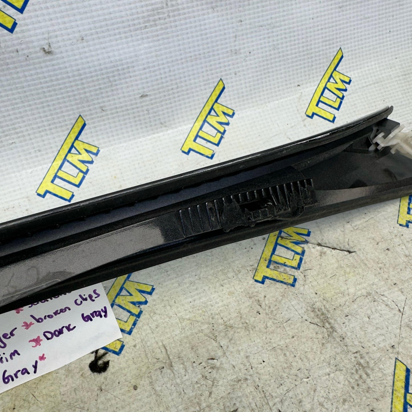 09-14 Acura TSX Windshield Trim PASSENGER RIGHT 2010 2011 2012 2013 *dark gray* OEM