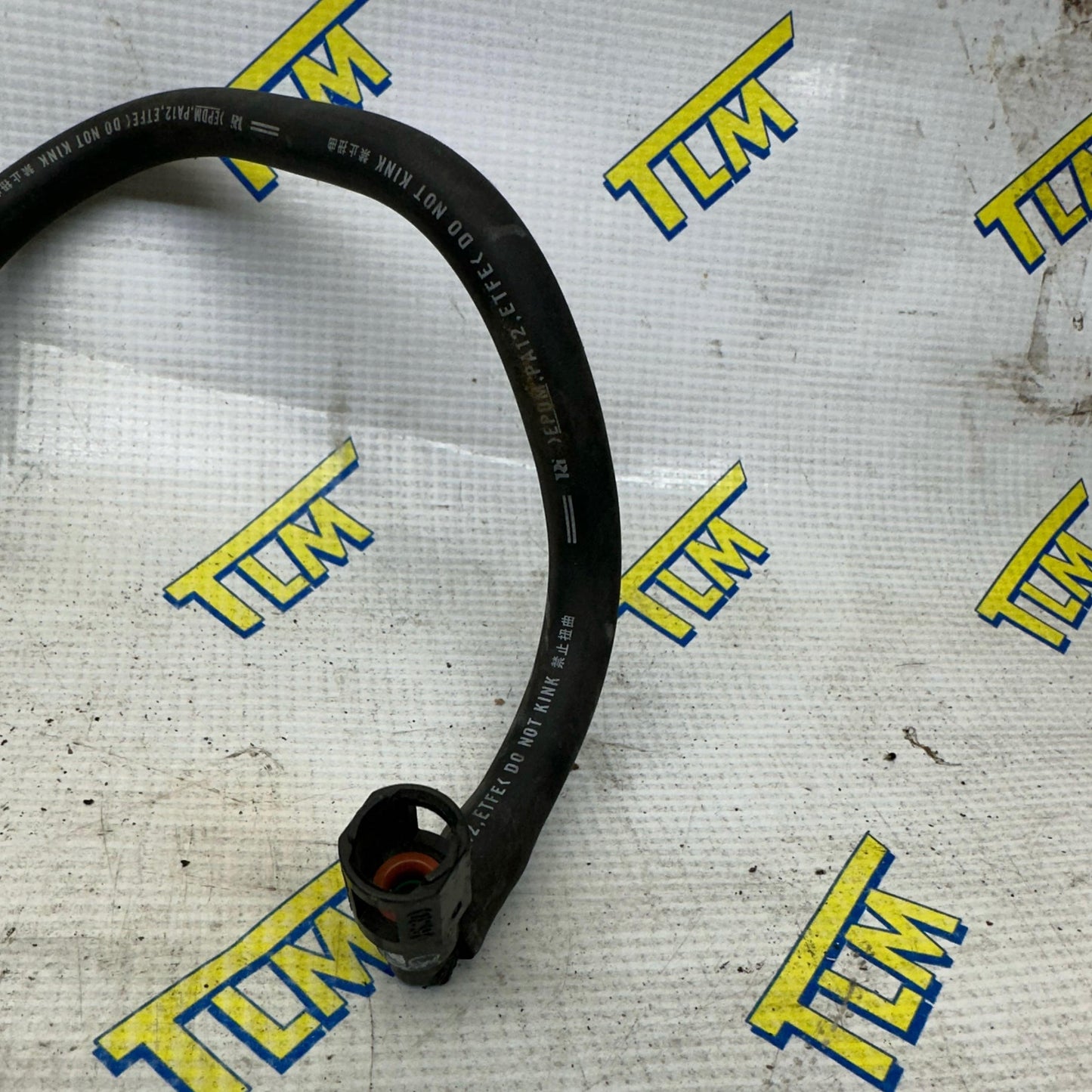 09 Acura TSX Fuel Feed Hose Line Firewall 2.4 Motor Automatic 10 11 12 13 14 OEM
