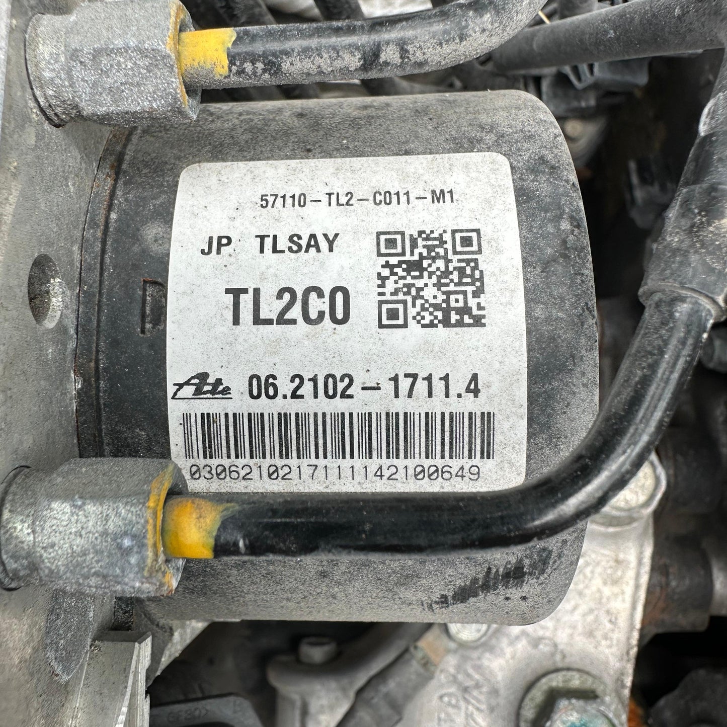 12-14 Acura TSX ABS Pump Module Brake *manual* M/T 57110-TL2-C011-M1 OEM