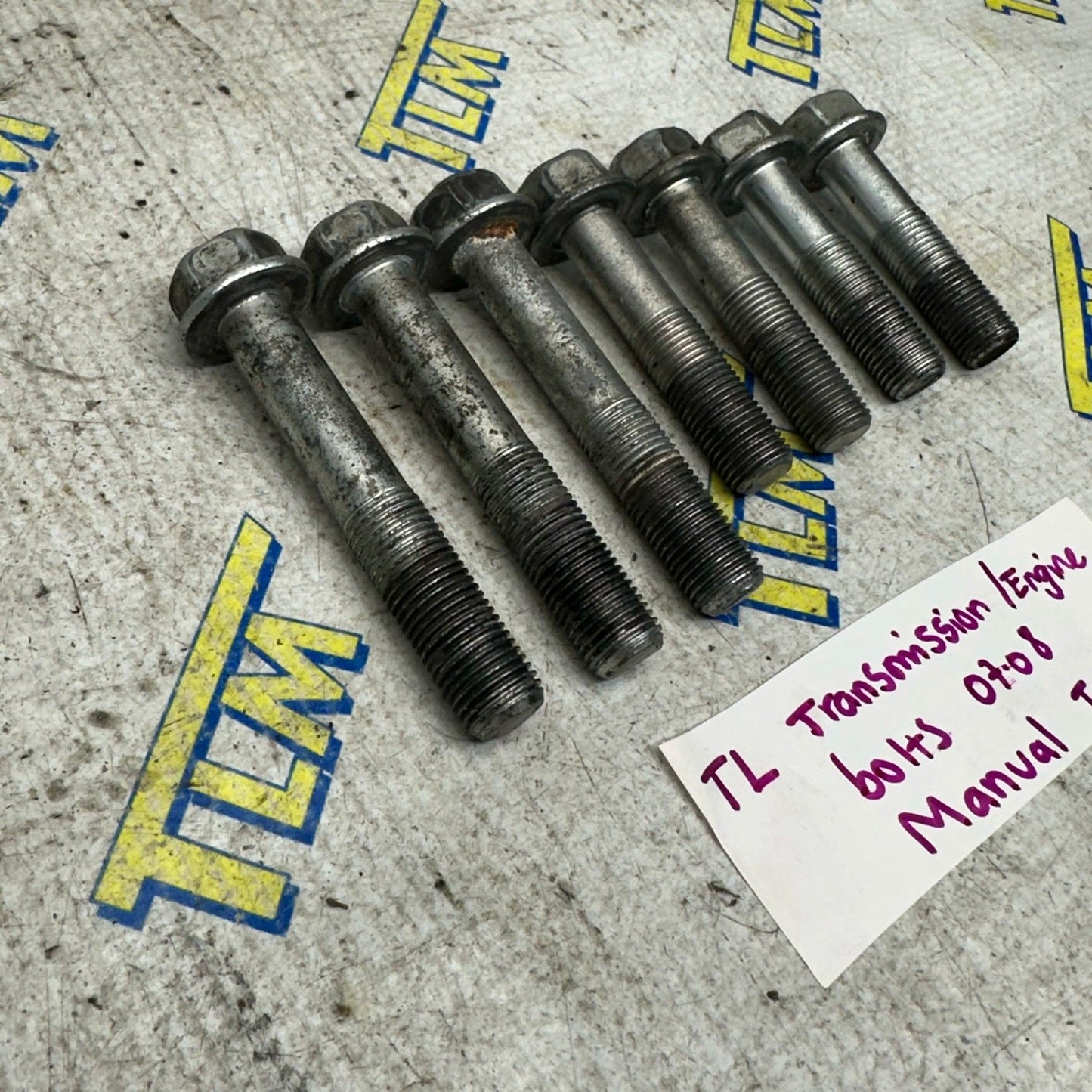 Acura TL TYPE S *manual* Transmission / Engine Bolts 2007 2008 07 08 OEM