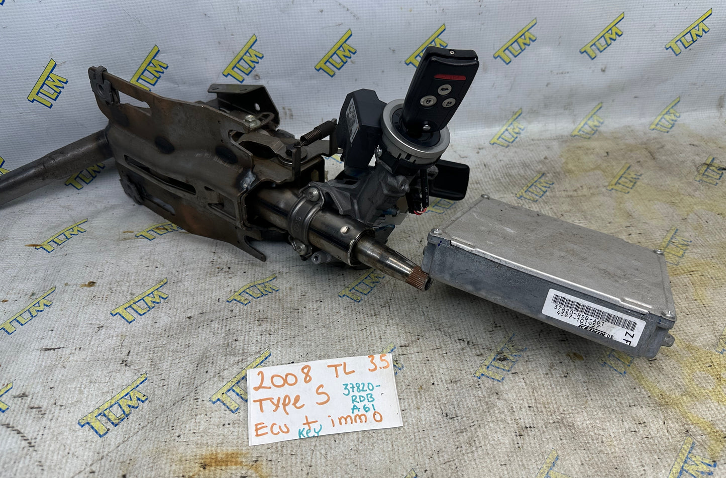 08 Acura TL *TYPE S* ECU Ignition Immobilizer Key Immo 37820RDBA61 3.5 2008 OEM
