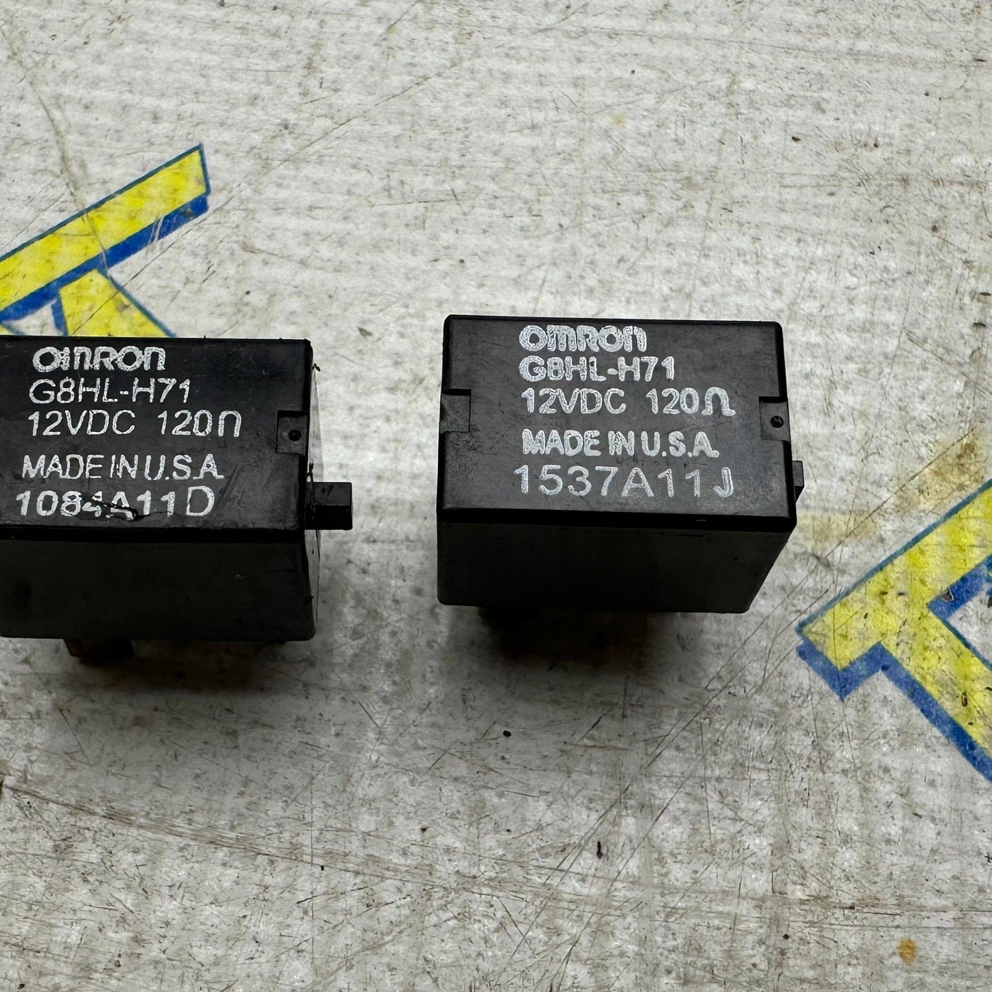Honda Acura 12VDC G8HL-H71 Relay Black Omron Set OEM