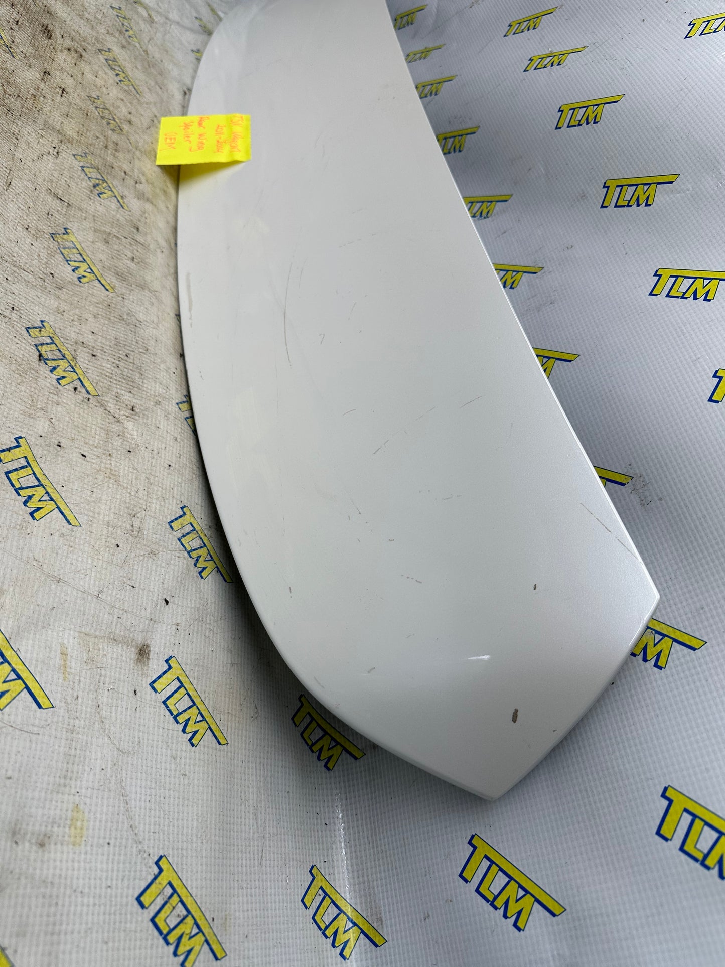 2011-2014 Acura TSX Rear Wing Trunk Spoiler Lip *WAGON* white 2012 2013 OEM