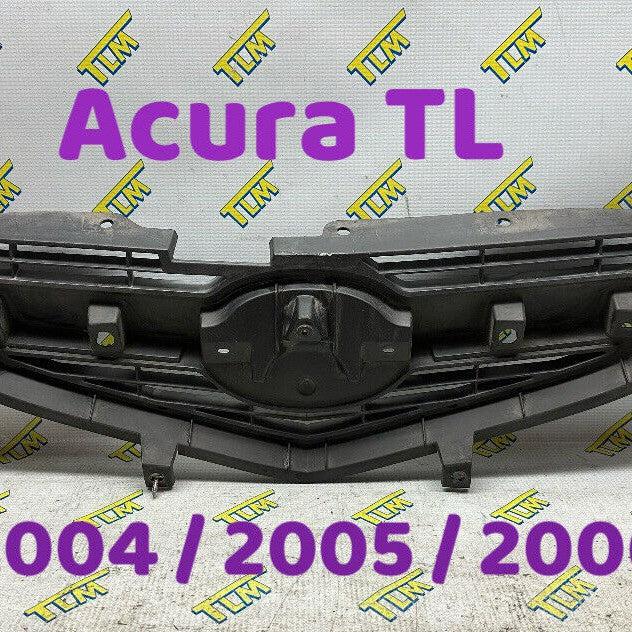 04 05 06 Acura TL Grill Front Bumper Center Mesh 2004 2005 2006 Grille Black OEM