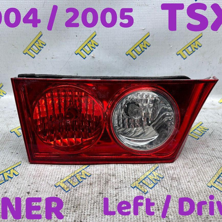 04 05 Acura TSX Tail Light DRIVER Left INNER 2004 2005 LH OEM