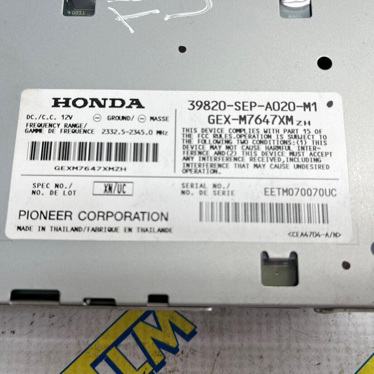 04-06 Acura TL Radio Tuner Module PIONEER 39820 Honda 2004 2005 2006 05 OEM