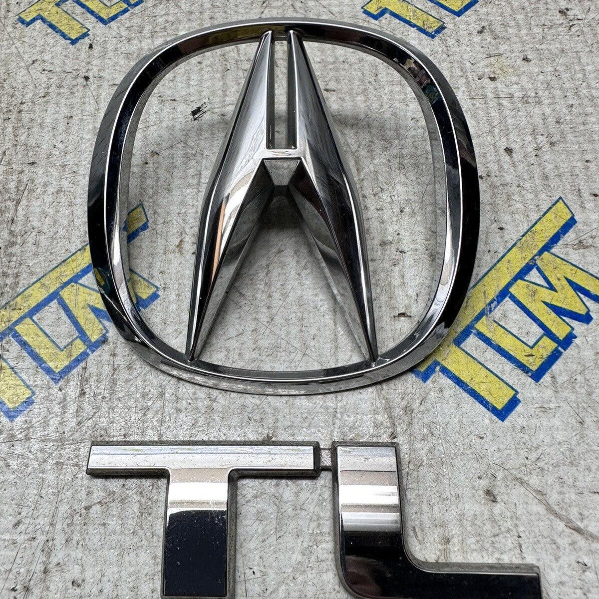 04-06 Acura TL Trunk Logo Badge Chrome Emblem A 2004 2005 2006 05 OEM