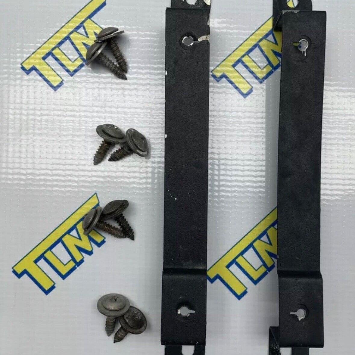 04-08 Acura TL Mud Flap Brackets w Screws REAR Metal 05 06 07 08 2004 2005 OEM