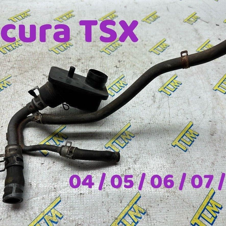 04-08 Acura TSX Air Cleaner Intake Plastic Breather Inlet Box Hose 05 06 07 OEM