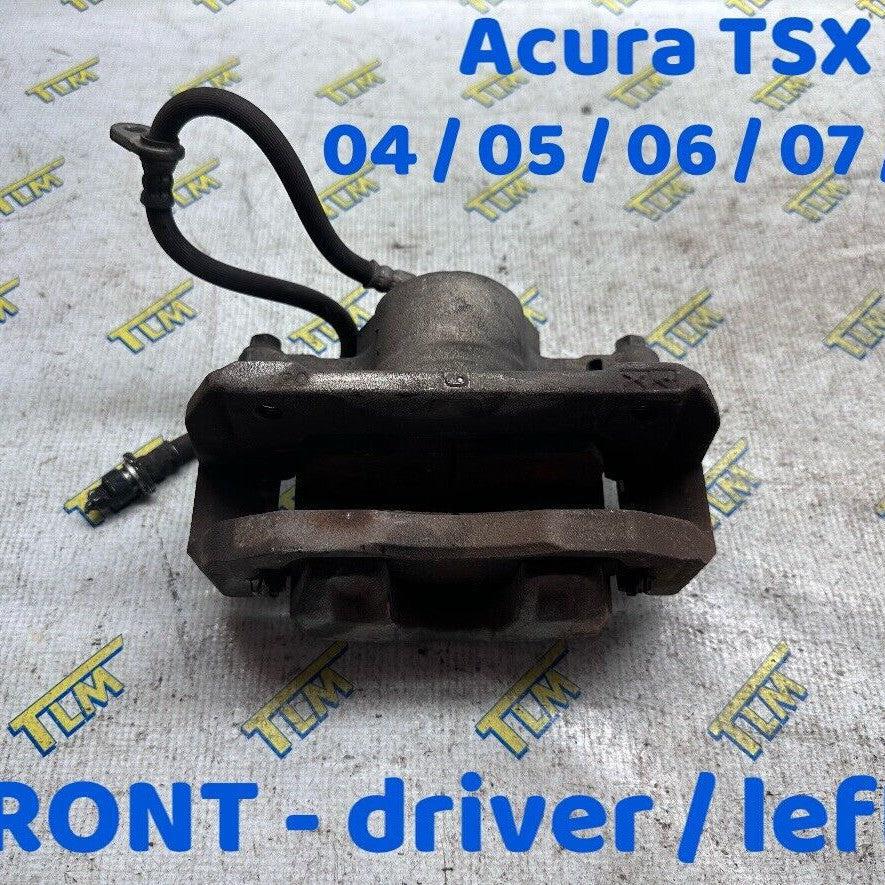 04-08 Acura TSX Brake Caliper FRONT driver LEFT 2004 2005 2006 2007 2008 OEM