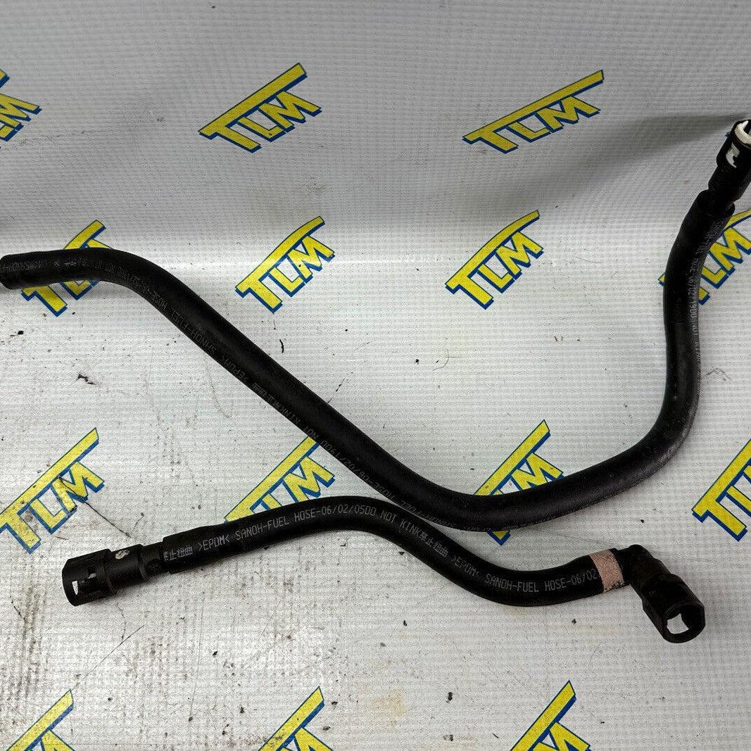 04-08 Acura TSX Fuel Feed Hose Line Engine to Firewall GAS Automatic A & B OEM