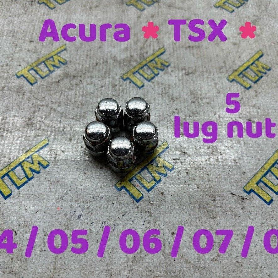 04-08 Acura TSX Lug Nuts WHEEL 2004 2005 2006 2007 2008 05 06 07 OEM 5pcs
