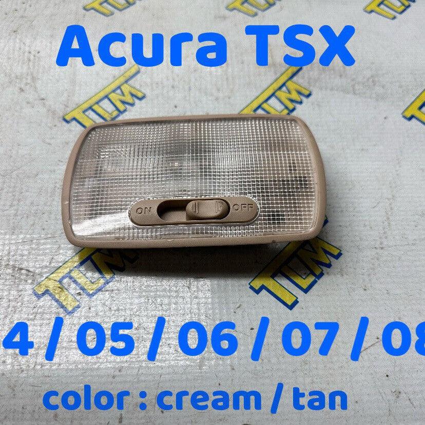 04-08 Acura TSX REAR Overhead Dome Interior Ceiling Roof Light 05 06 07 08 OEM