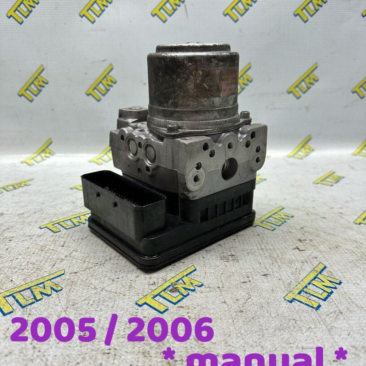05 06 Acura TL ABS Pump Module Anti Lock Brake Control * MANUAL * 2005 2006 OEM
