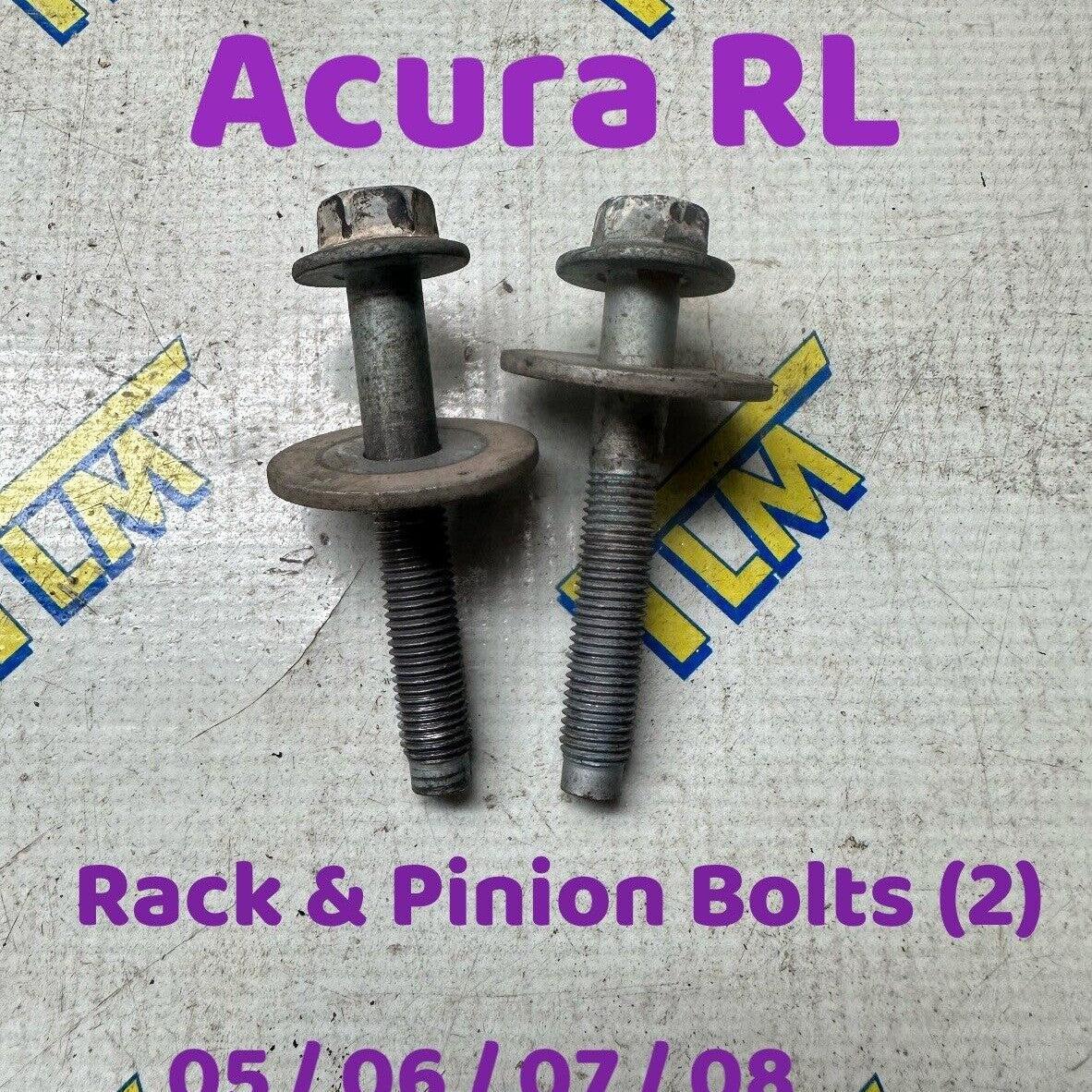 05-12 Acura RL Rack & Pinion Bolts 06 07 08 09 2010 2011 2012 3.7 engine OEM