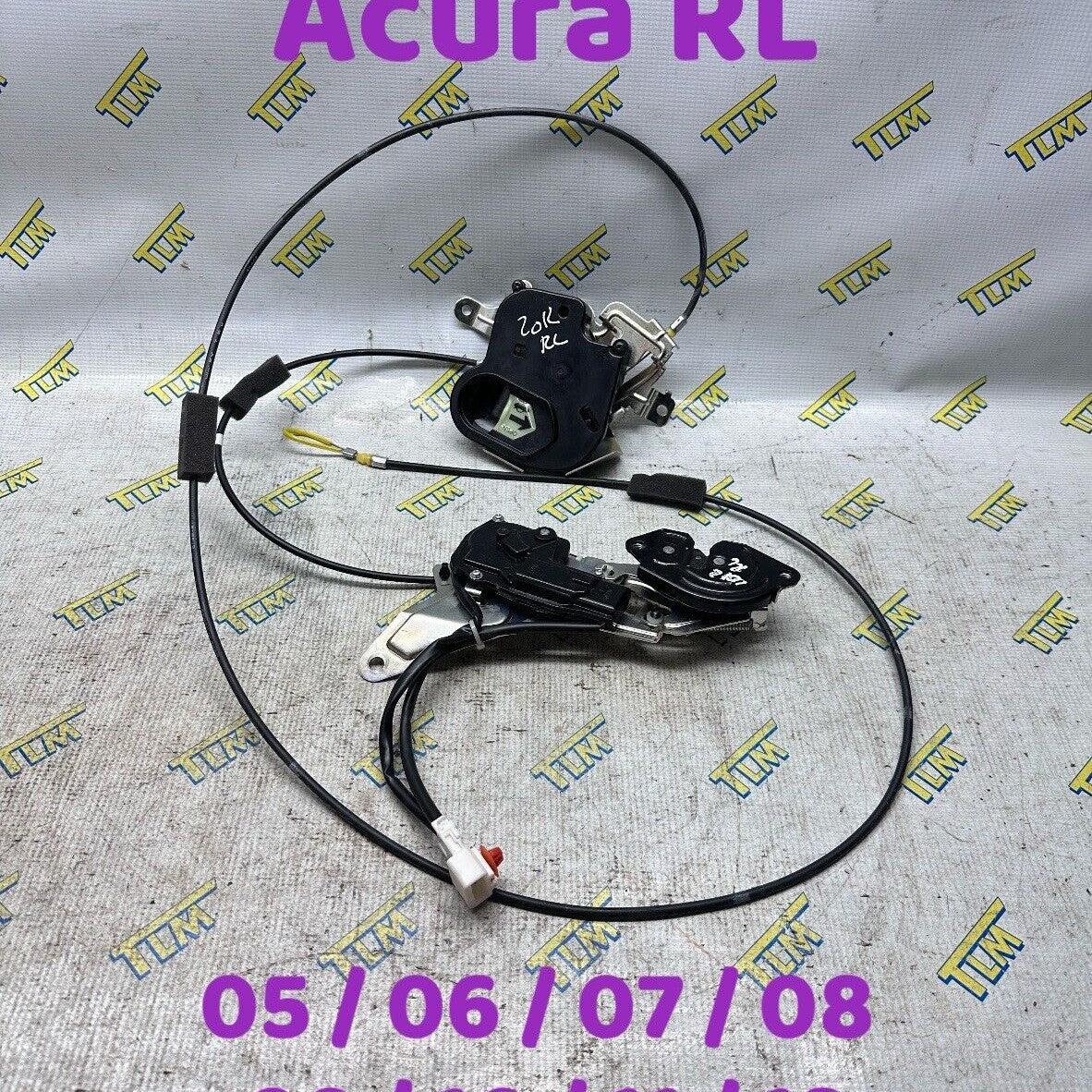 05-12 Acura RL Trunk Latch Lock Actuator & Cable 06 07 08 09 2010 2011 2012 OEM