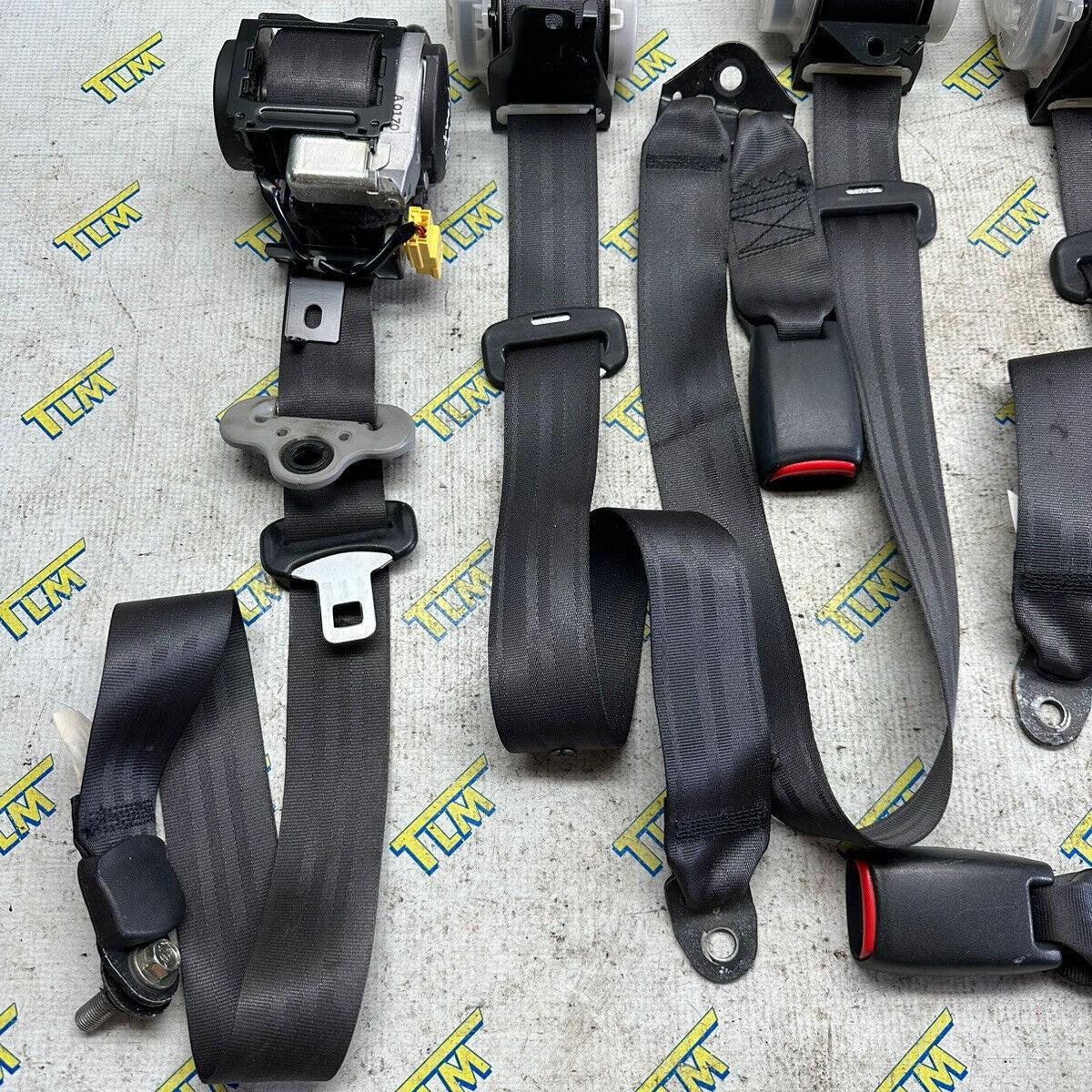 06 - 08 Acura TSX BLACK Seatbelt Set FRONT REAR LEFT RIGHT 2006 2007 2008 07 OEM
