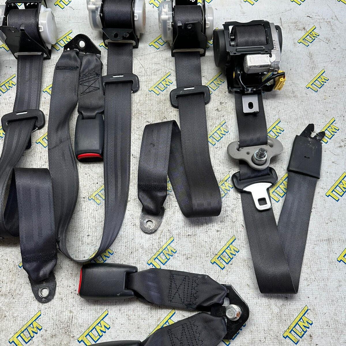 06 - 08 Acura TSX BLACK Seatbelt Set FRONT REAR LEFT RIGHT 2006 2007 2008 07 OEM