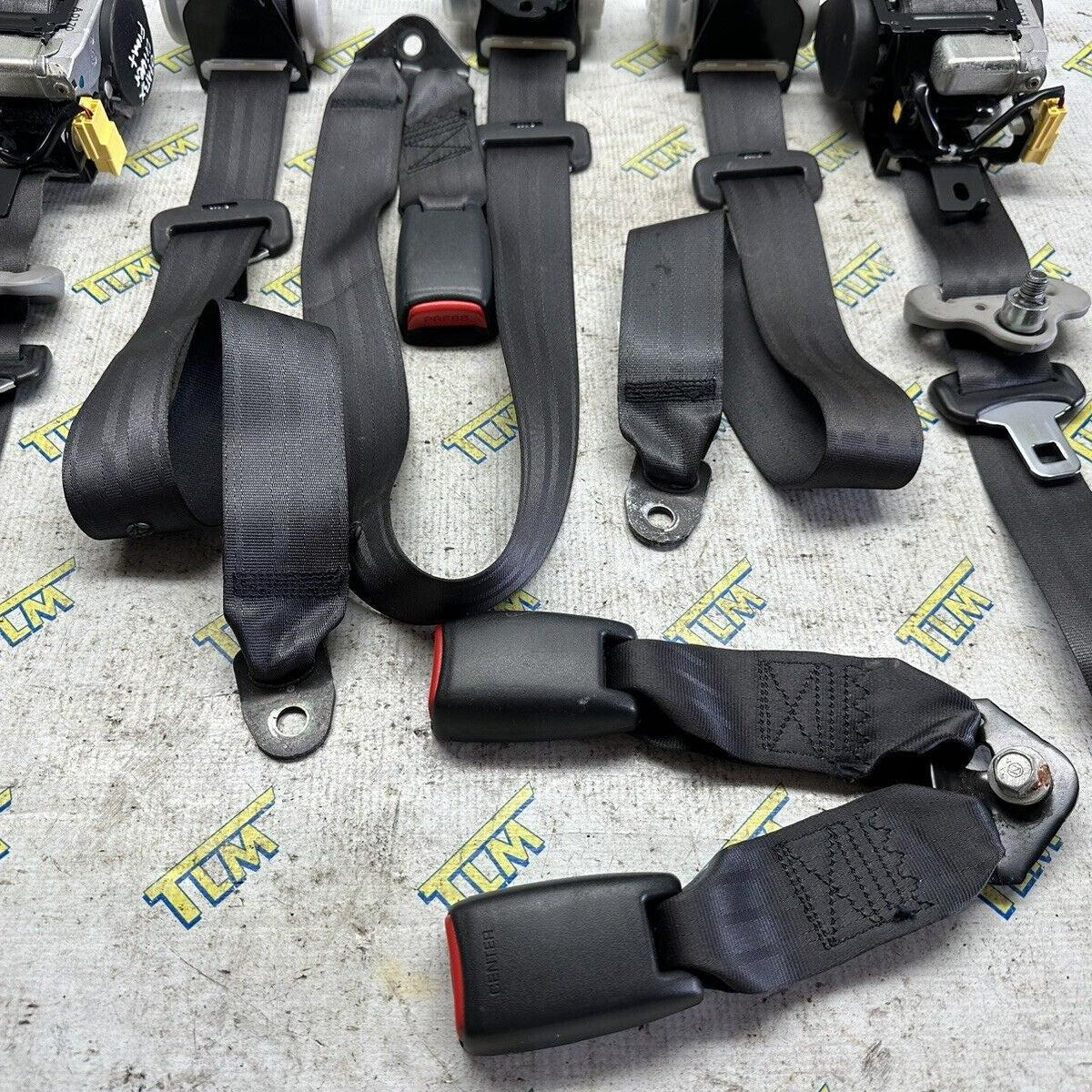 06 - 08 Acura TSX BLACK Seatbelt Set FRONT REAR LEFT RIGHT 2006 2007 2008 07 OEM