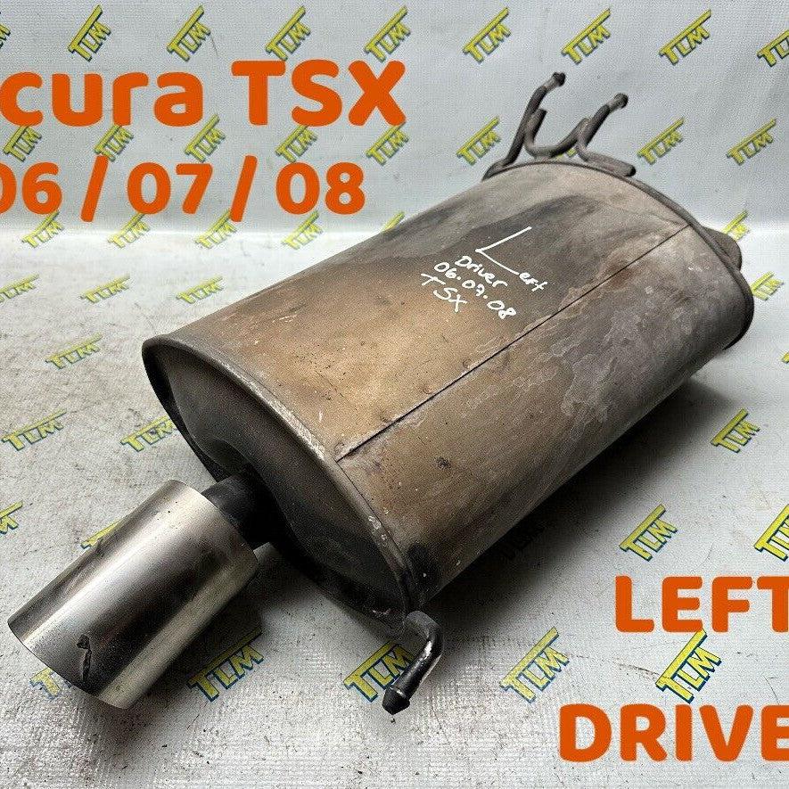 06-08 Acura TSX Exhaust Muffler DRIVER & PASSENGER LH RH 2006 2007 2008 OEM