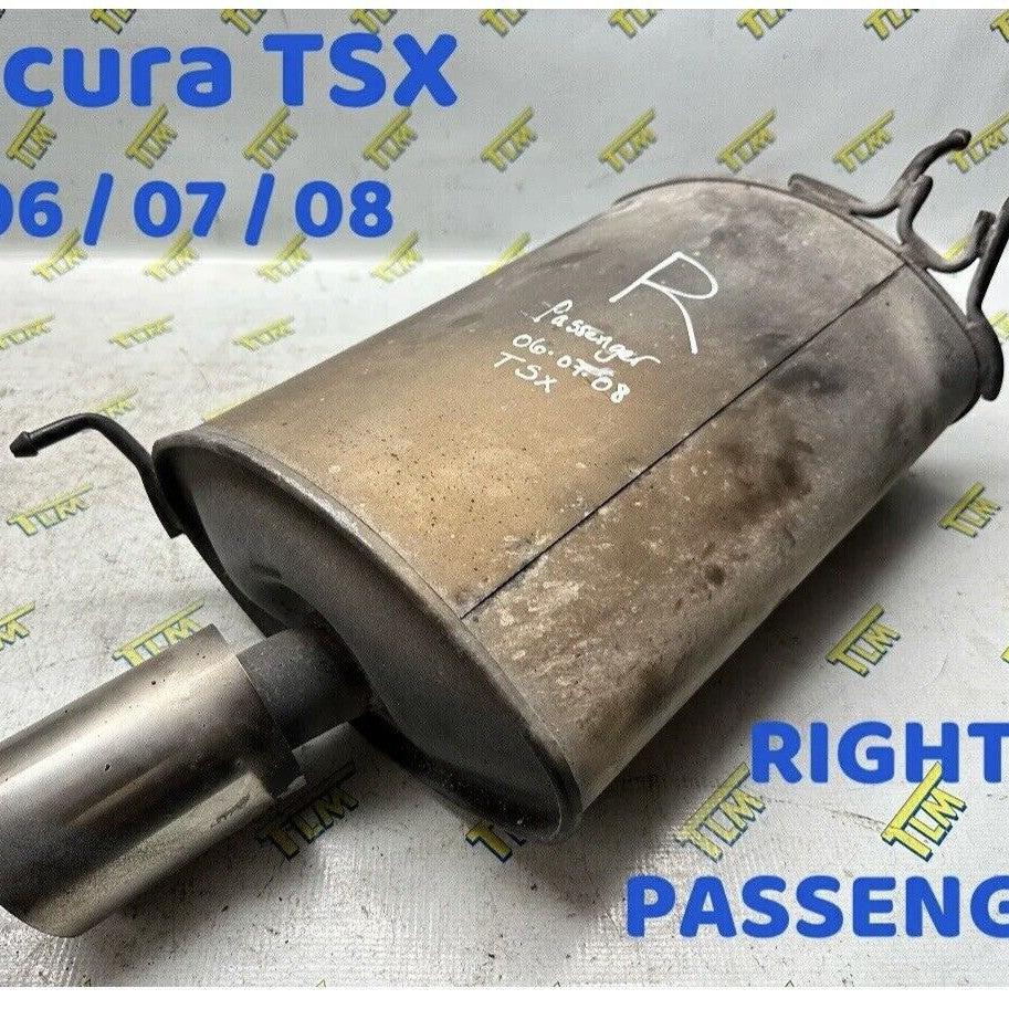 06-08 Acura TSX Exhaust Muffler DRIVER & PASSENGER LH RH 2006 2007 2008 OEM
