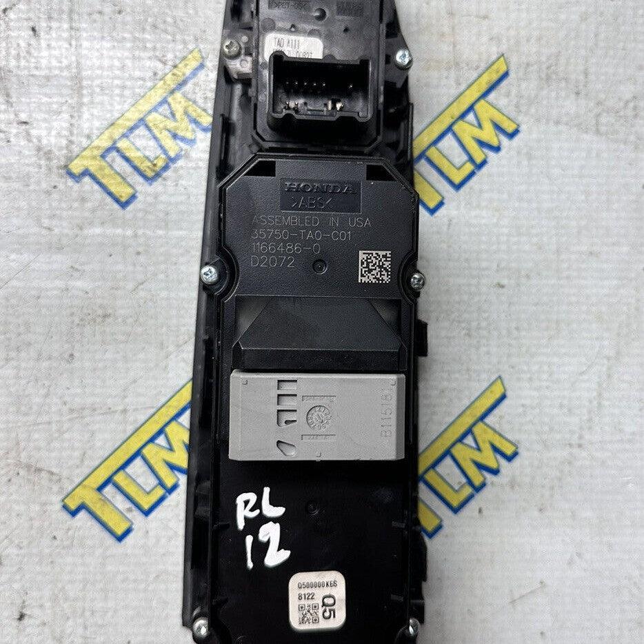 06-12 Acura RL Front Driver Master Window Switch Control 06 07 08 09 10 11 OEM