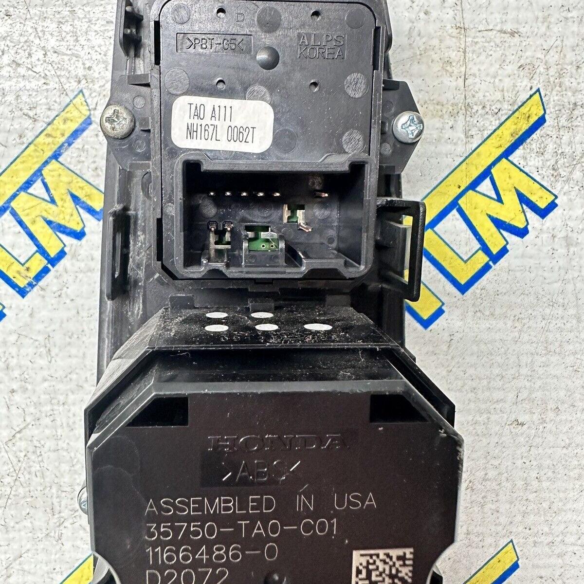 06-12 Acura RL Front Driver Master Window Switch Control 06 07 08 09 10 11 OEM