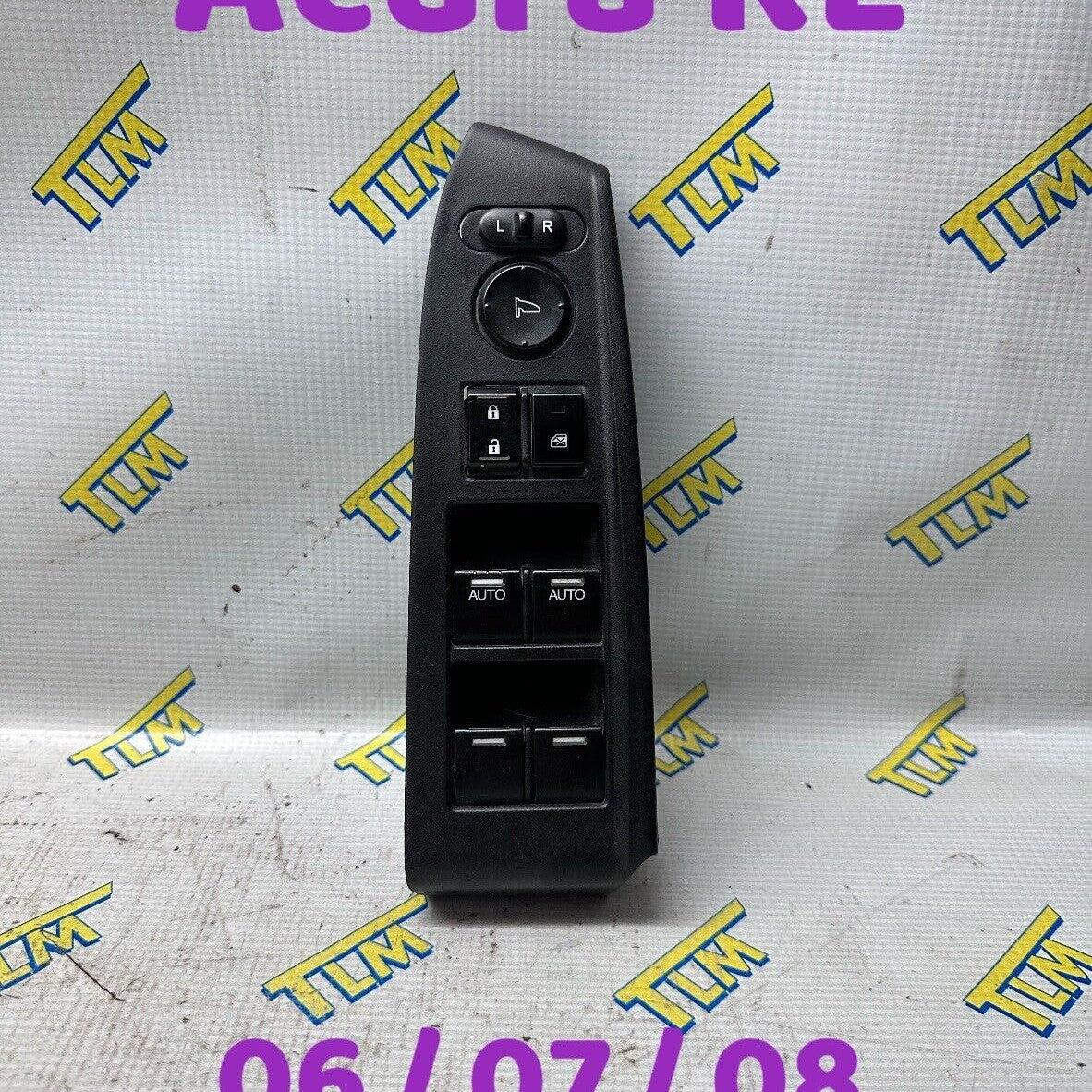 06-12 Acura RL Front Driver Master Window Switch Control 06 07 08 09 10 11 OEM